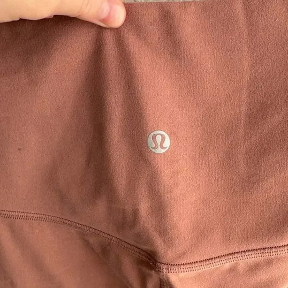 lululemon mauve pink cropped leggings